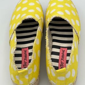 Betsy Johnson espadrille platform shoes